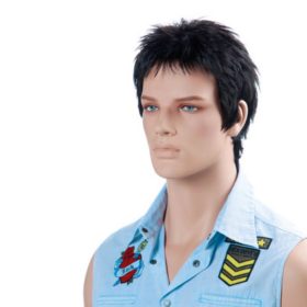 Herren Perücke Mr.Spears schwarz