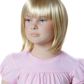 Mädchen Minni Perücke, hellblond