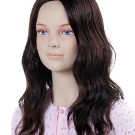 Mädchen Sweety Perücke, dunkelbraun