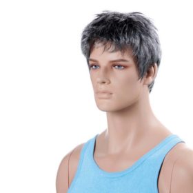 Herren Perücke Herbert dunkel-grau