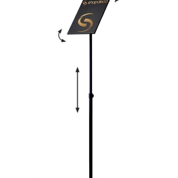 Infoständer Galax, schwarz