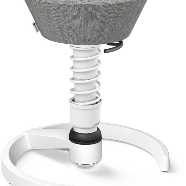 AERIS Sitzhocker Swopper 101STWHWHCP2 grau/weiss, mit Gleiter