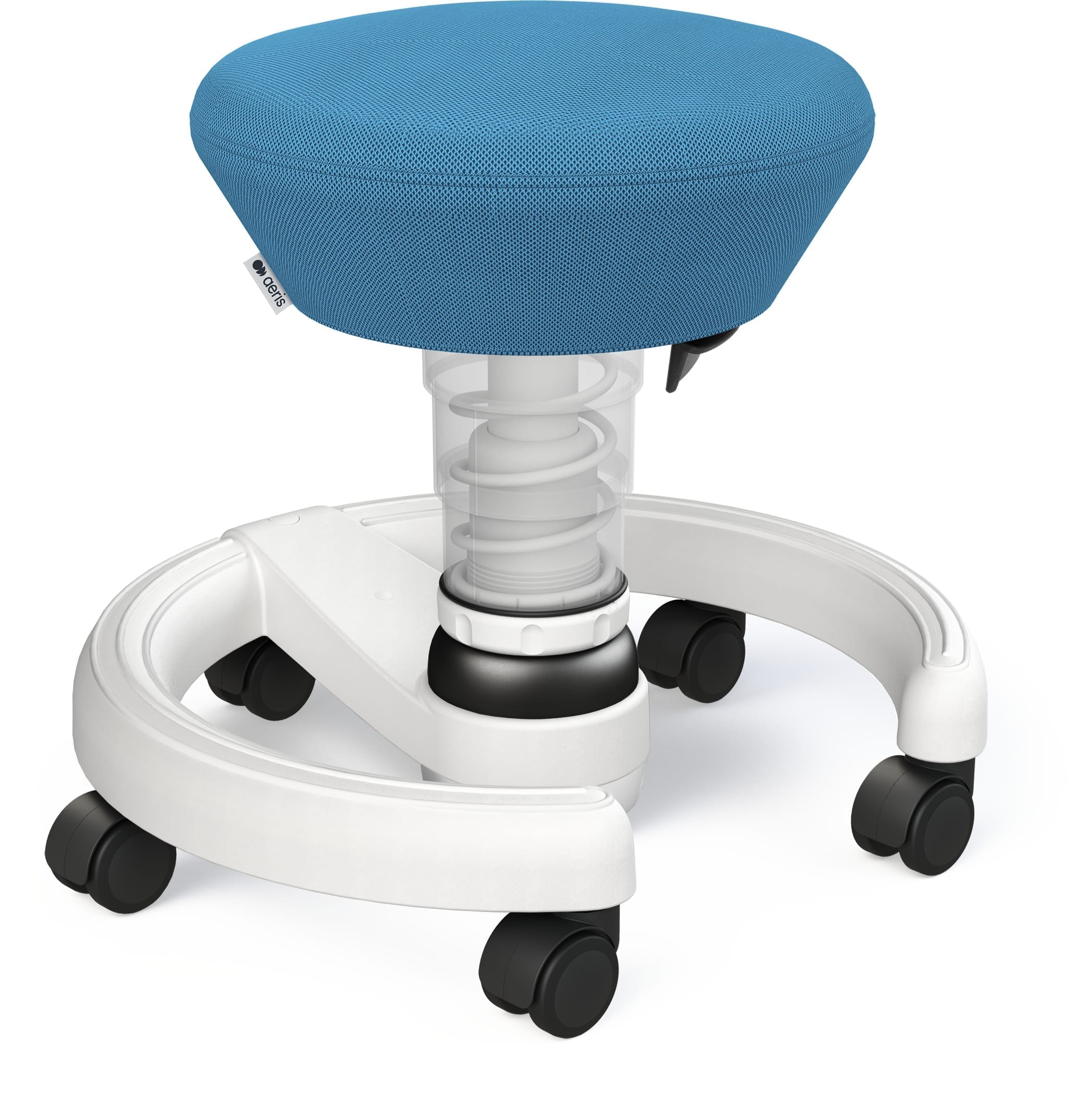 AERIS-120WHWHHQ04-4251814301128 AERIS Kindersitzhocker Swoppster 120WHWHHQ04 blau/weiss, mit Rollen – Hochwertig & günstig bei ShopDeca