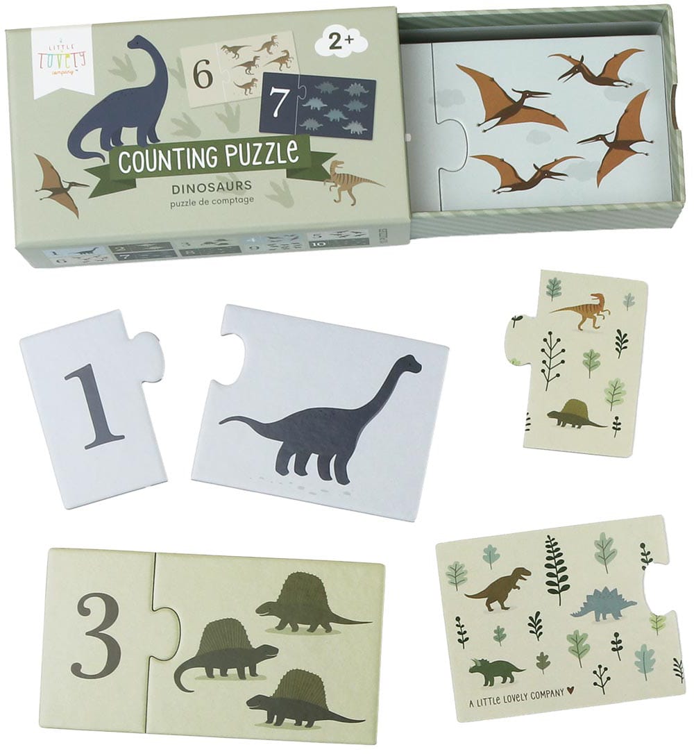 ALLC-PGCPDI02-8719715002217 ALLC Zahlenpuzzle PGCPDI02 Dinosaur 10-teilig – Hochwertig & günstig bei ShopDeca