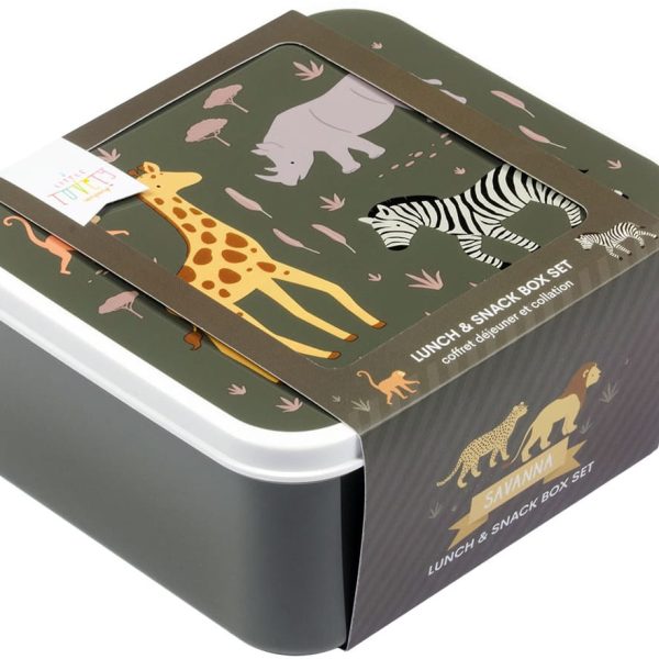 ALLC Lunch & snack box set SBSESA46 Savanna