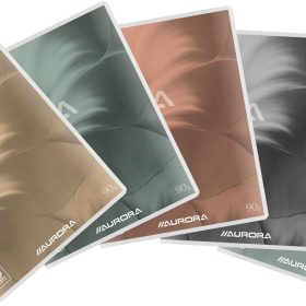 AURORA Notizbuch A5 136MQ10 kariert assortiert
