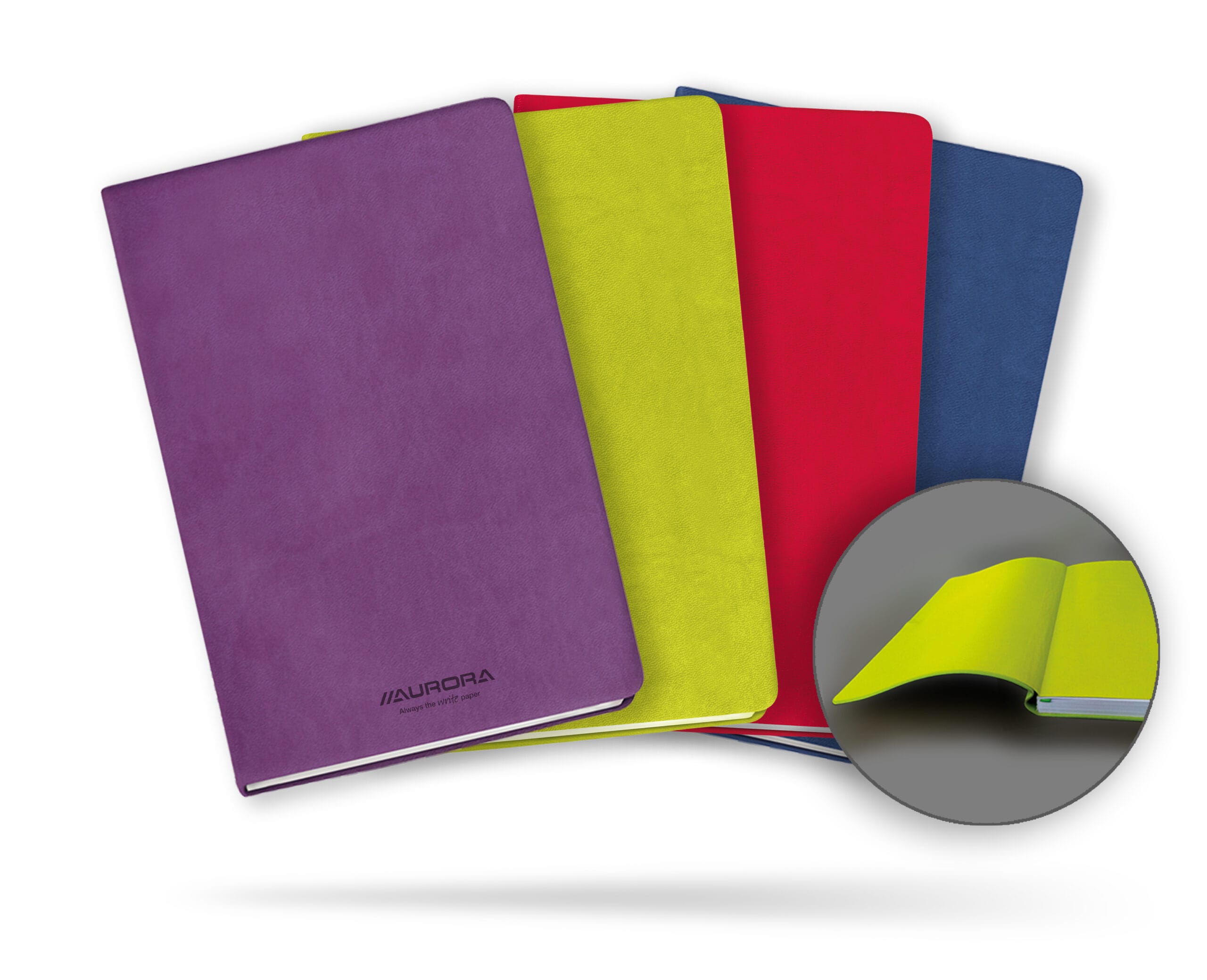 AURORA-2396CA-5411028040698 AURORA Notizbuch Softcover A5 2396CA assortiert, liniert 192 Seiten – Hochwertig & günstig bei ShopDeca