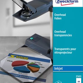 AVERY ZWECKFORM Overhead-Folie A4 2503 0,11mm Inkjet 10 Stk.