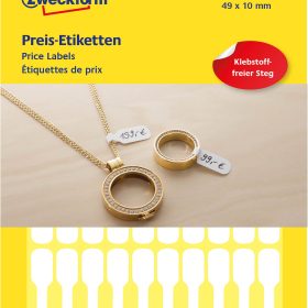 AVERY ZWECKFORM Universaletiketten 49x10mm 3335 weiss 924 Stk./28 Bl.