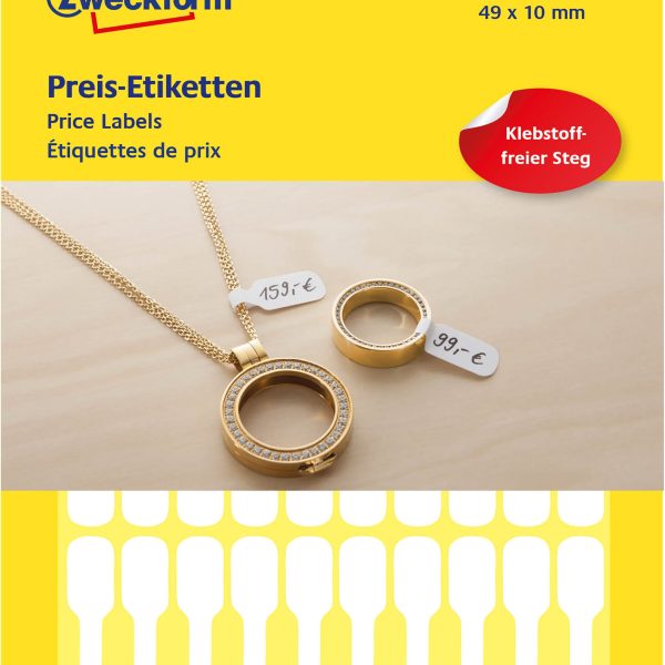 AVERY ZWECKFORM Universaletiketten 49x10mm 3335 weiss 924 Stk./28 Bl.