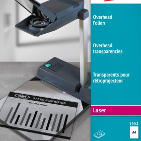 AVERY ZWECKFORM Overhead-Folie A4 3552 0,10mm Laser 100 Blatt