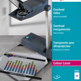 AVERY ZWECKFORM Overhead-Folie A4 3561 0.13mm Color Laser 50 Blatt
