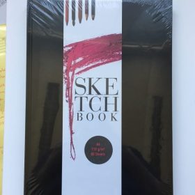 BAM4U.CH Skizzenbuch A4 6676A4 110g, perforiert 80 Blatt