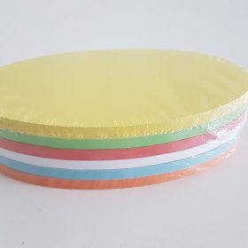 BEREC Karten 6-farbig ass. 520.SK300 Oval 185x105mm 300 Stk.