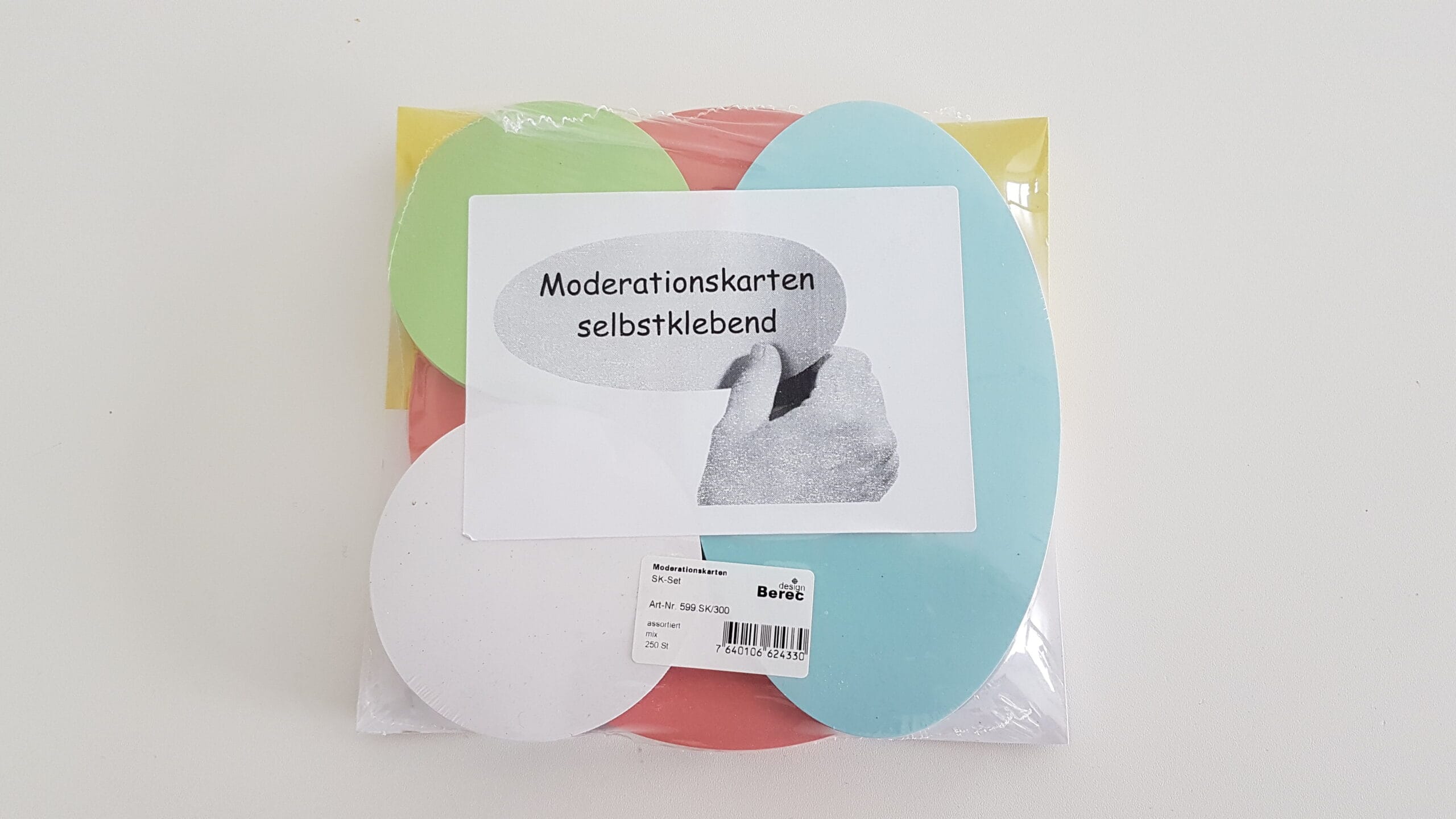 BEREC-599.SK300-7640106624330 BEREC Karten 6-farbig ass. 599.SK300 Karten ass. 300 Stk. – Bild 1