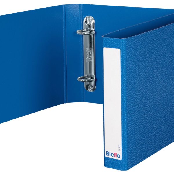 BIELLA Ringbuch Viria 3cm 15155305U blau 2-Ring A5 quer