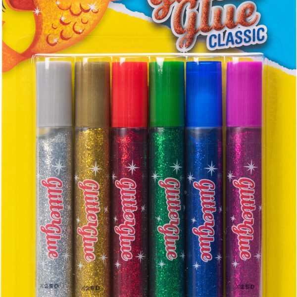 BLANCOL Glitter Glue Pen CLASSIC 32401 6x10.5ml