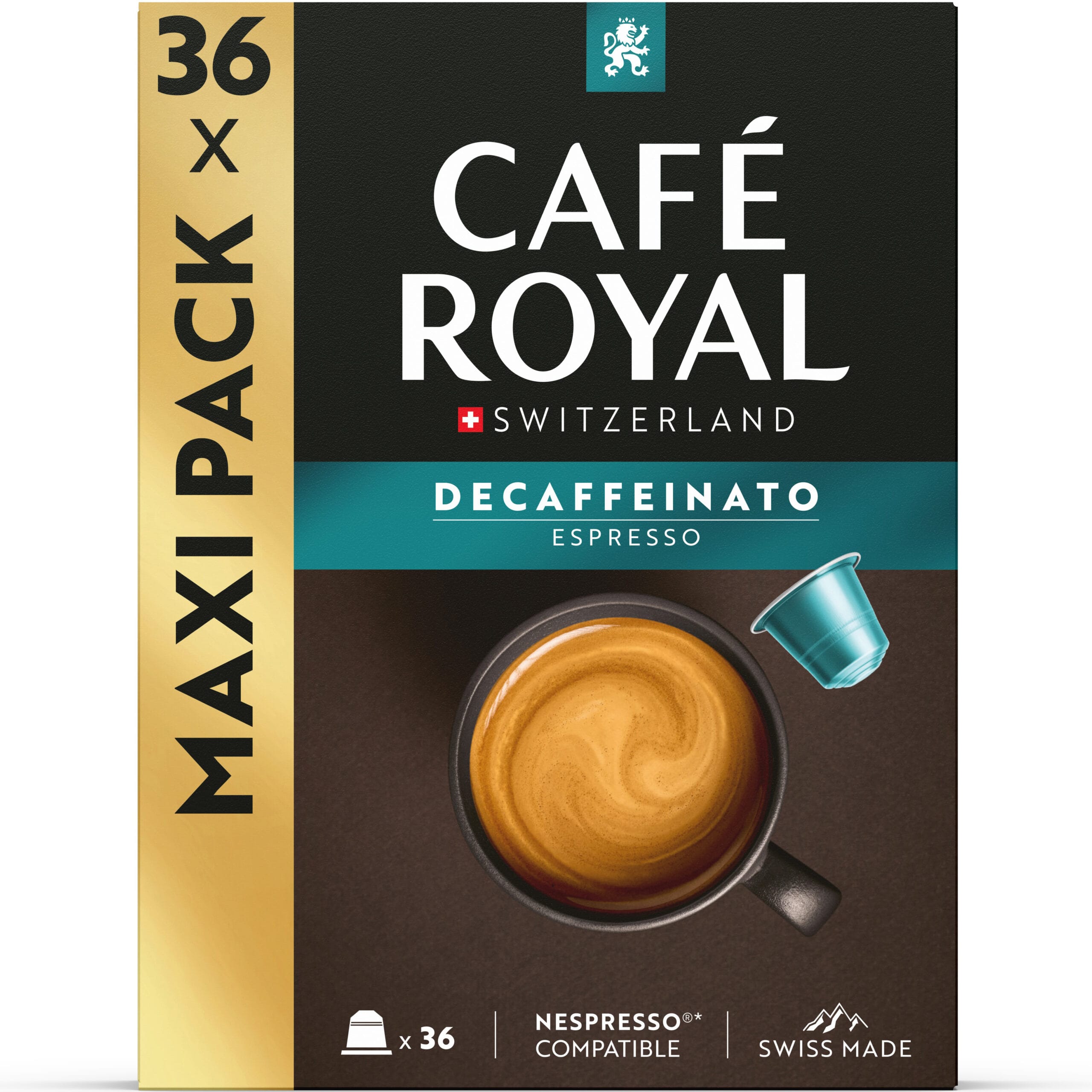 CAFE-ROYAL-10173073-7617014193234 CAFE ROYAL Kaffeekapseln Alu 10173073 Espresso Decaffeinato 36 Stk. – Hochwertig & günstig bei ShopDeca