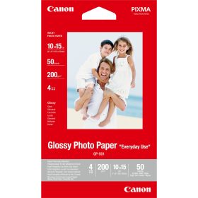 CANON Glossy Photo Paper 10x15cm GP5014x6 InkJet, Everyday 200g 50 Bl.