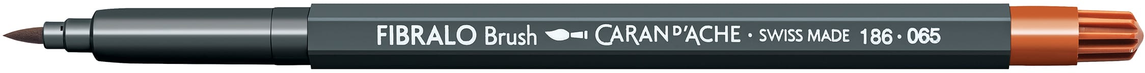CARAN-DACHE-186.065-7630002332316 CARAN D'ACHE Classic Fibralo Brush 186.065 rotbraun – Hochwertig & günstig bei ShopDeca