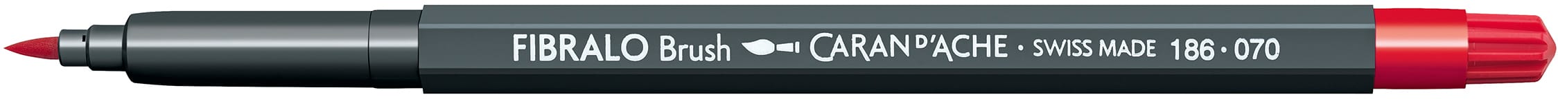 CARAN-DACHE-186.07-7630002332323 CARAN D'ACHE Classic Fibralo Brush 186.07 scharlachrot – Hochwertig & günstig bei ShopDeca