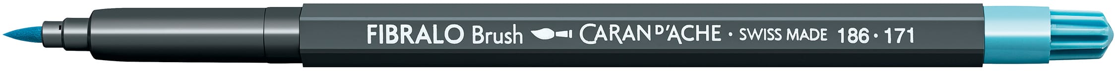 CARAN-DACHE-186.171-7630002332361 CARAN D'ACHE Classic Fibralo Brush 186.171 tuerkisblau – Hochwertig & günstig bei ShopDeca