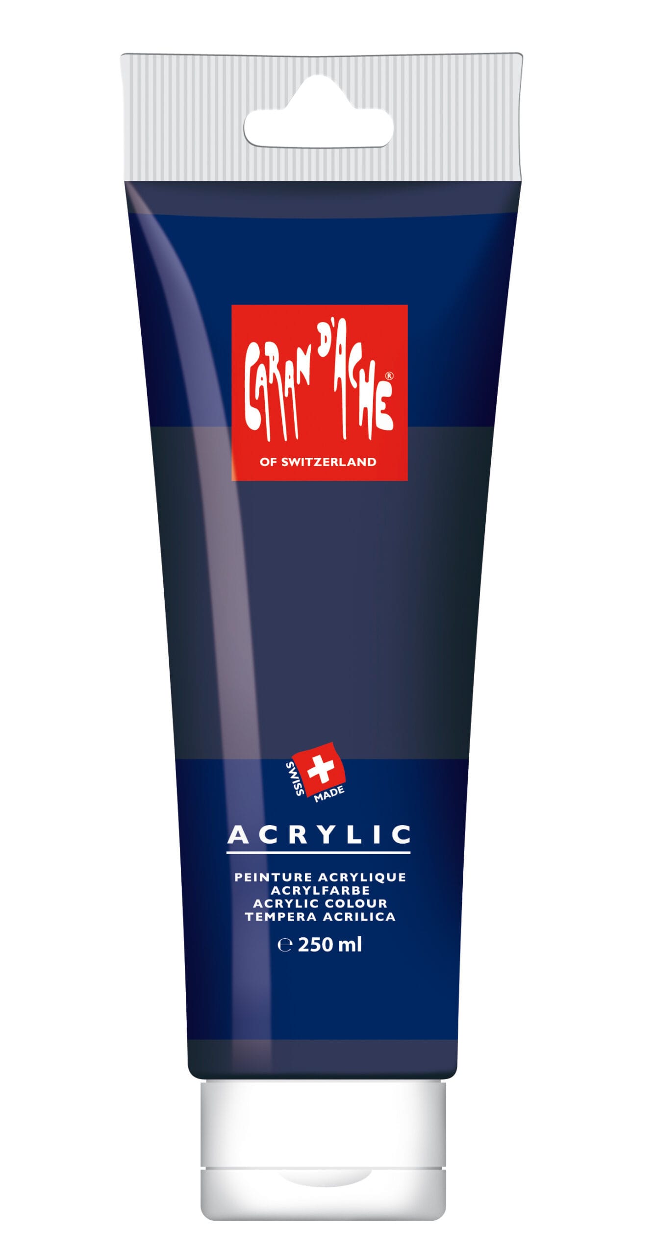 CARAN-DACHE-2810.159-7630002310130 CARAN D'ACHE Acrylfarbe 250ml 2810.159 blau – Hochwertig & günstig bei ShopDeca