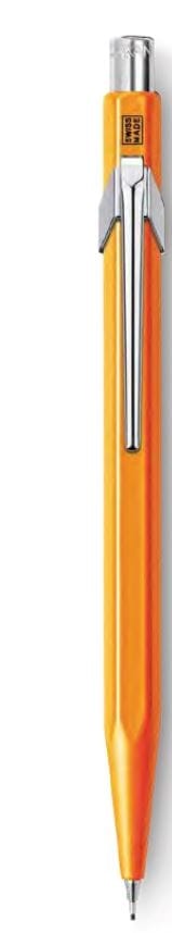 CARAN-DACHE-844.030-7630002335690 CARAN D'ACHE Minenhalter 844 0.7mm 844.030 orange-Fluo – Hochwertig & günstig bei ShopDeca