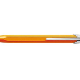 CARAN D'ACHE Kugelschreiber 849 Pop Line 849.530 orange fluo, mit Metalletui