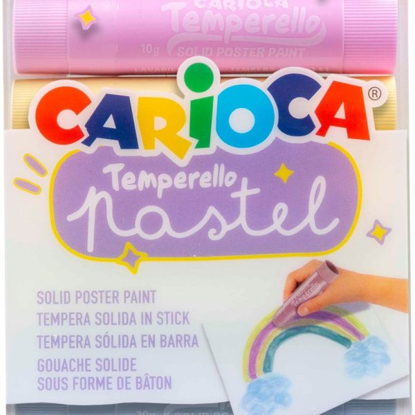 CARIOCA Posterfarbe Temperello Pastell 42673 ass E-8