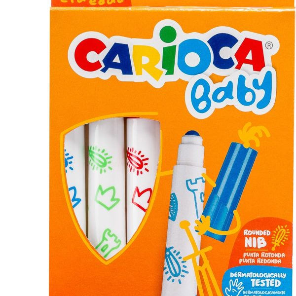 CARIOCA Fasermaler Baby 2+E-6 42813