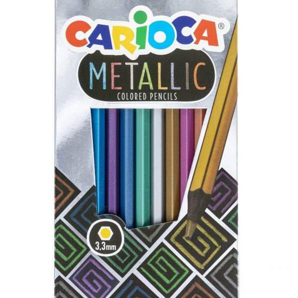 CARIOCA Farbstifte Metallic 43164 Metallic E-12
