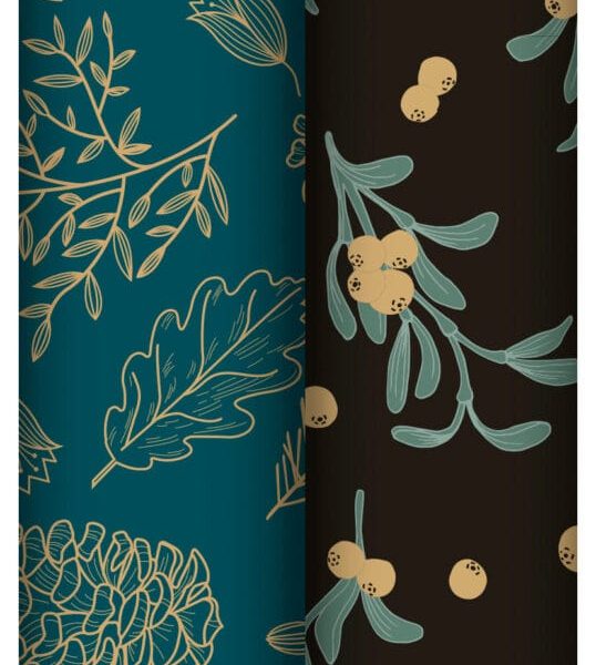 CLAIREFONTAINE Tiny Rolls Set schwarz/blau 223889C 5x0.35m inkl. Band