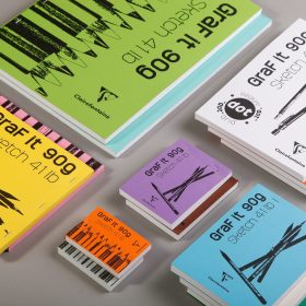 CLAIREFONTAINE Skizzenblock Graf it A6 96619C Sortiert 80 Blatt