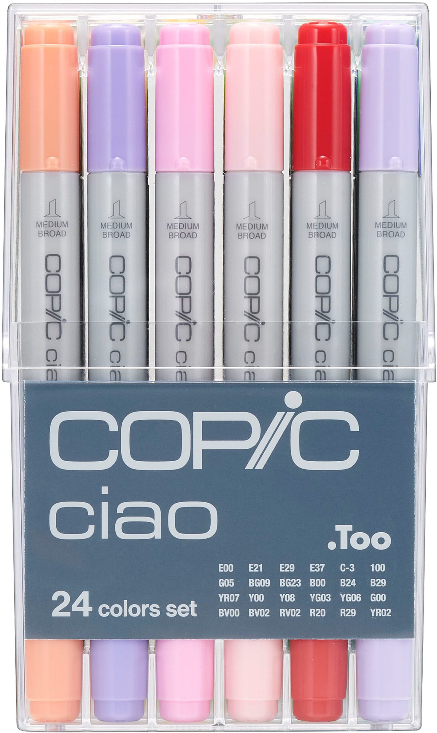 COPIC-22075524-4511338063231 COPIC Marker Ciao 22075524 24er Set – Hochwertig & günstig bei ShopDeca