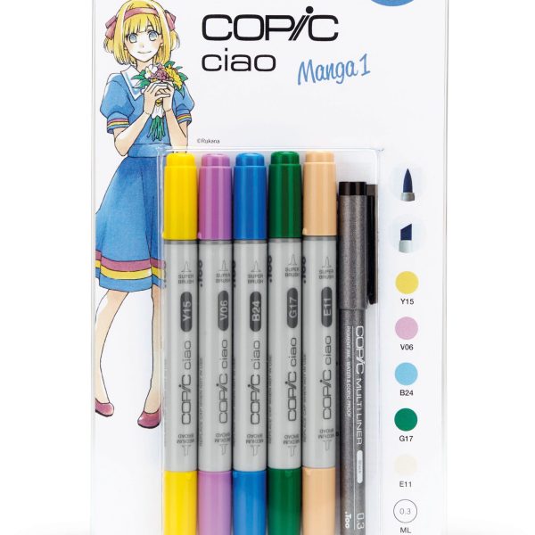 COPIC Marker Ciao 22075556 5+1 Set Manga 1