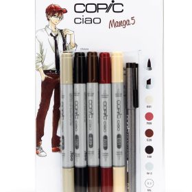 COPIC Marker Ciao 22075562 5+1 Set Manga 5