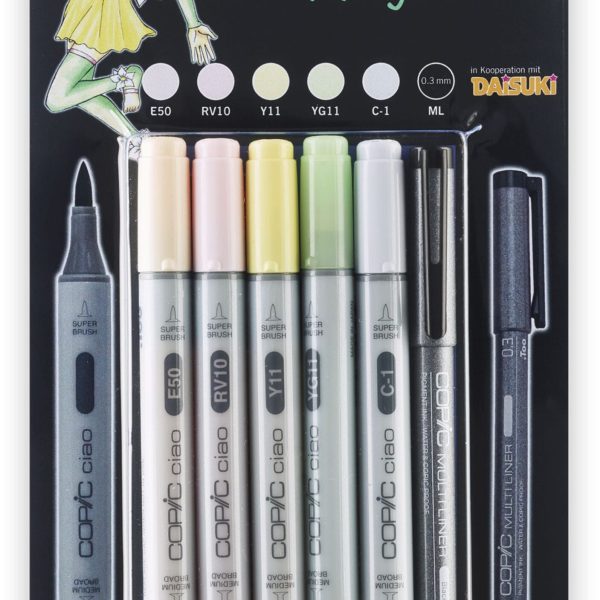 COPIC Marker Ciao 22075563 5+1 Set Manga 6