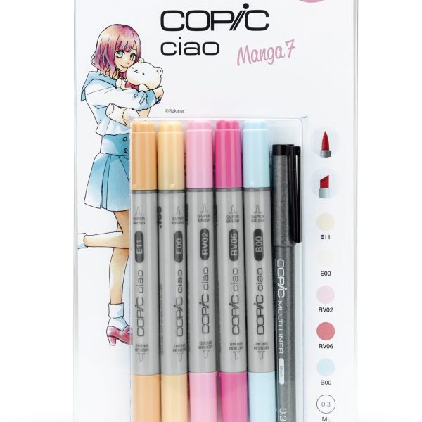 COPIC Marker Ciao 22075564 5+1 Set Manga 7