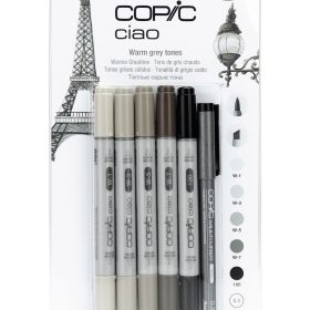 COPIC Marker Ciao 22075565 5+1 Set Warm Grey