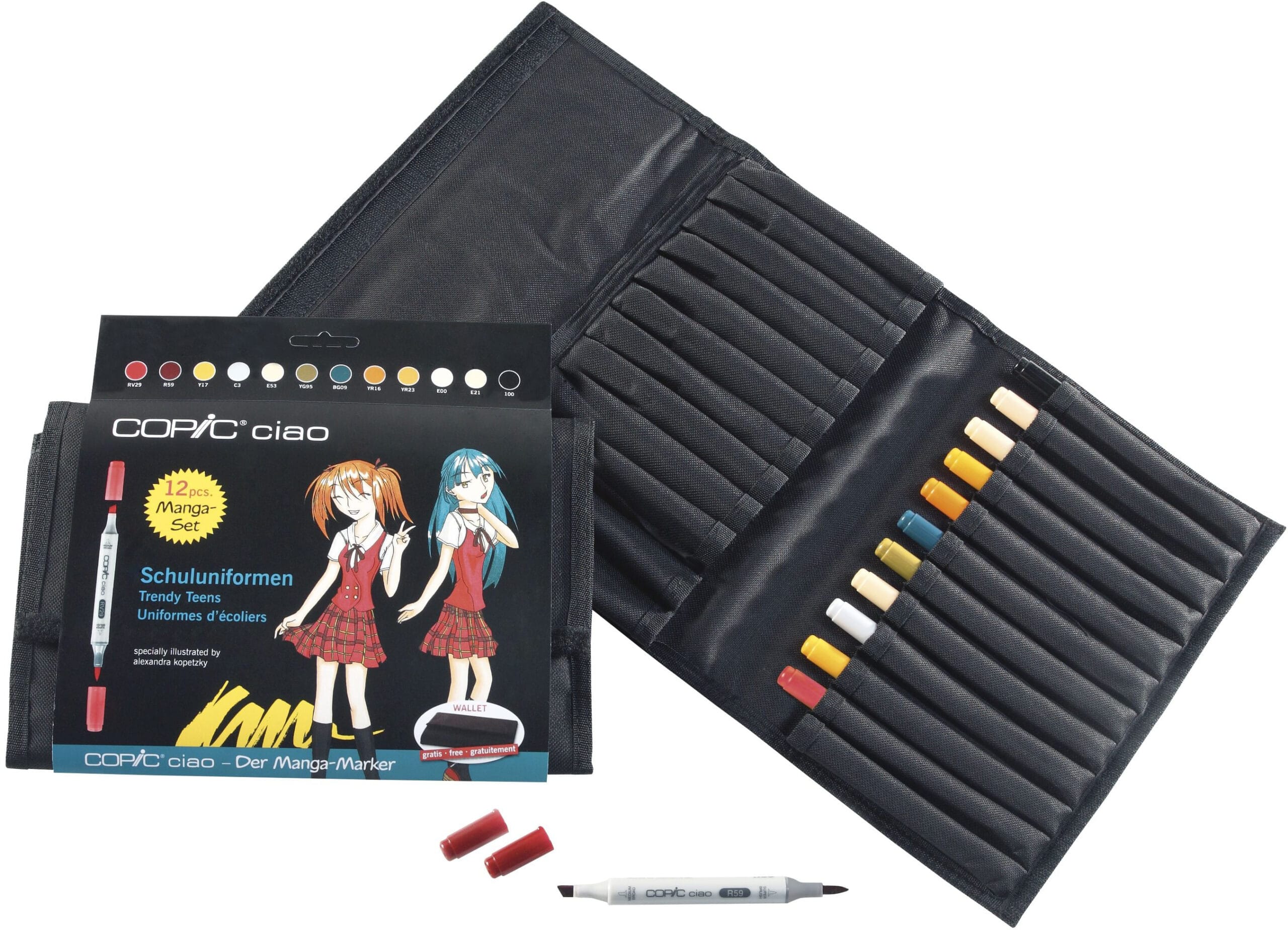 COPIC-22075732-4013695261287 COPIC Marker Ciao 22075732 12er Set, Schuluniform – Hochwertig & günstig bei ShopDeca