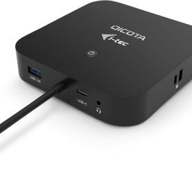 DICOTA USB-C 11in1 Docking Station D31949 5K HDMI/DP PD 100W black