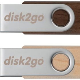 DISK2GO USB-Stick wood 16GB 30006667 USB 2.0 double pack