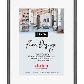 DUFCO Bilderrahmen 18x24cm 1400.40026 Fine Design silber