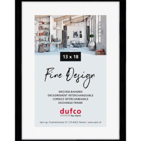 DUFCO Bilderrahmen 13x18cm 1400.40049 Fine Design schwarz