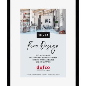 DUFCO Bilderrahmen 18x24cm 1400.40050 Fine Design schwarz