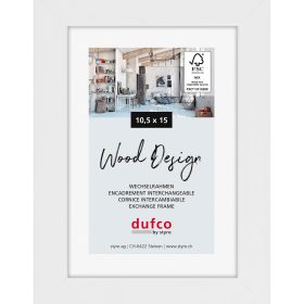 DUFCO Holz-Bilderrahmen 10.5x15cm 1610.80586 Toronto weiss