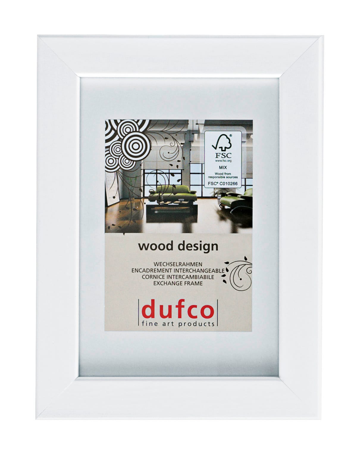 DUFCO-1610.80593-7610259805931 DUFCO Holz-Bilderrahmen 30x45cm 1610.80593 Toronto weiss – Hochwertig & günstig bei ShopDeca