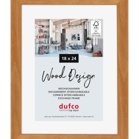 DUFCO Holz-Bilderrahmen 18x24cm 1610.80598 Toronto Kirschbaum