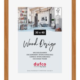 DUFCO Holz-Bilderrahmen 30x40cm 1610.80602 Toronto Kirschbaum